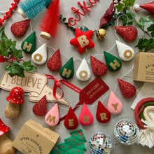 Load image into Gallery viewer, Personalised Droplet Garland with Lettering