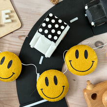 Load image into Gallery viewer, Smiley Face Garland - In your choice of colours