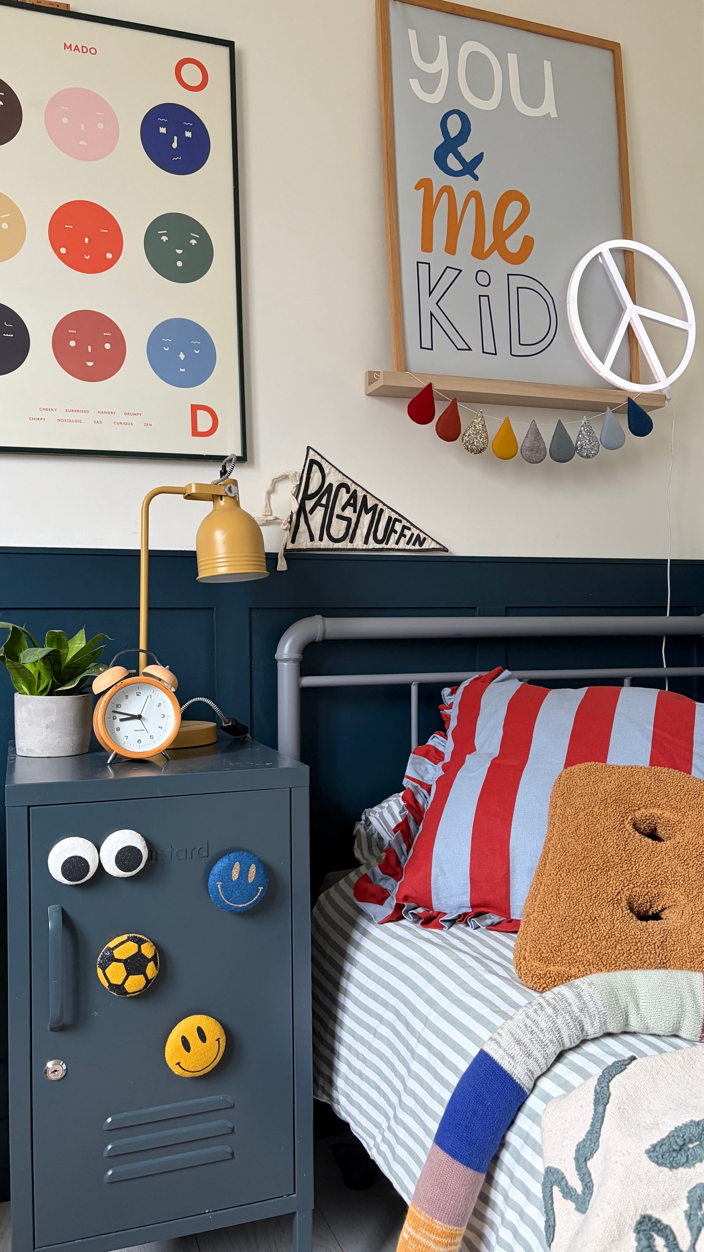 Earthy Tones Droplet Garland