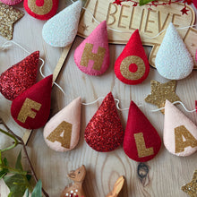 Load image into Gallery viewer, Personalised Droplet Garland with Lettering