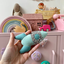 Load image into Gallery viewer, Rocket, Moon and Star Magnets (in your choice of colours)