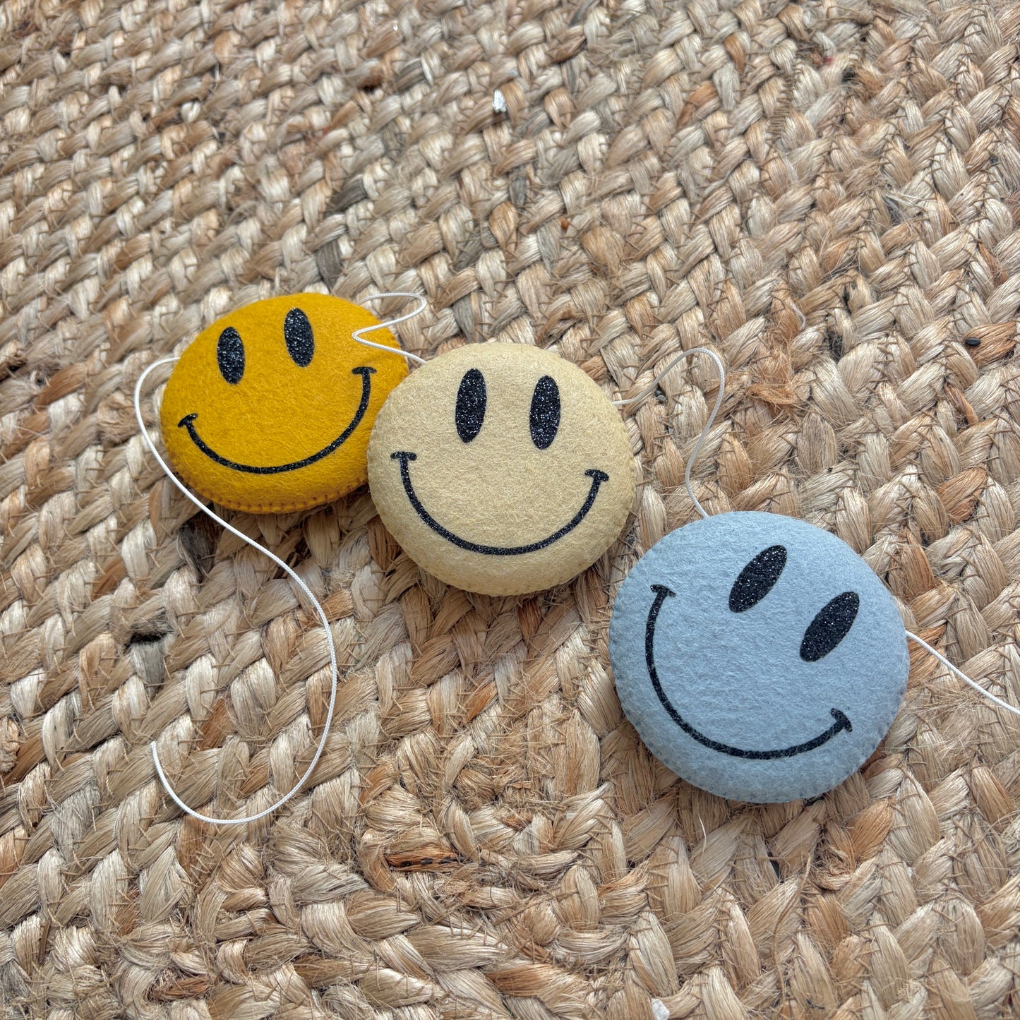 Sample Sale - Smiley Garland in Yellows and Blues
