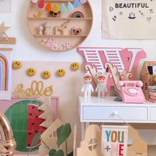 Load image into Gallery viewer, Smiley Face Garland - In your choice of colours