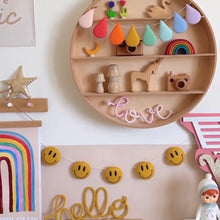 Load image into Gallery viewer, Smiley Face Garland - In your choice of colours