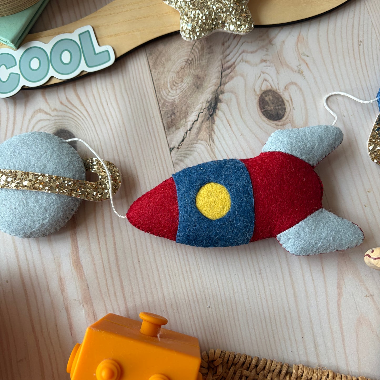 Rocket Garland - made in your choice of colours, made to order