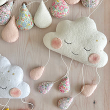Load image into Gallery viewer, Bespoke Sleepy Cloud with Custom Drop Colours. Made to order.