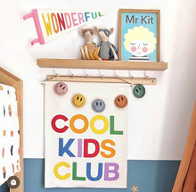 Load image into Gallery viewer, Smiley Face Garland - In your choice of colours