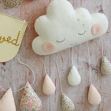 Load image into Gallery viewer, Bespoke Sleepy Cloud with Custom Drop Colours. Made to order.
