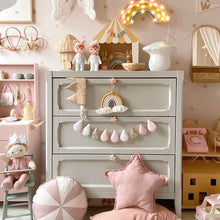 Load image into Gallery viewer, Droplet garland- Golds and Blush