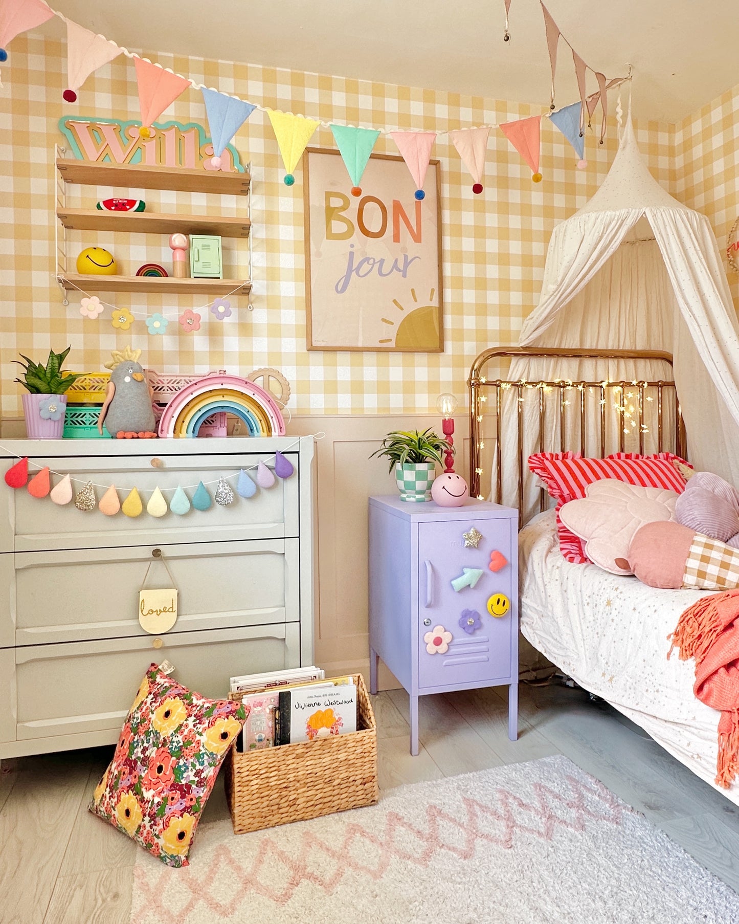 Bright Pastels Droplet Garland