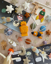 Load image into Gallery viewer, Rocket Decoration - Created in your custom colours - Made to order.