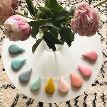 Load image into Gallery viewer, Springtime Droplet garland - no glitter. Made to order.