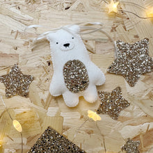 Load image into Gallery viewer, Polar Bear Decoration - Created in your custom colours.