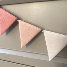 Load image into Gallery viewer, Hand sewn Bunting - Soft Pastels