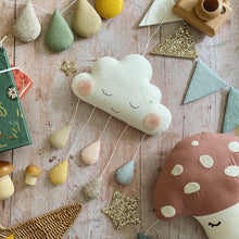 Load image into Gallery viewer, Bespoke Sleepy Cloud with Custom Drop Colours. Made to order.