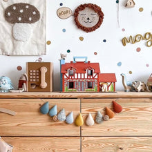 Load image into Gallery viewer, Droplet Garland- Rusty Blues