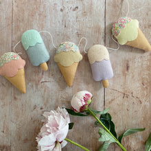 Load image into Gallery viewer, Ice cream Garland- made in your choice of colours