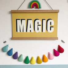 Load image into Gallery viewer, Spectrum Droplet garland. Made to order.