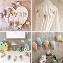 Load image into Gallery viewer, Ice cream Garland- made in your choice of colours