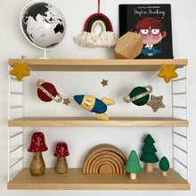 Load image into Gallery viewer, Rocket Garland - made in your choice of colours, made to order