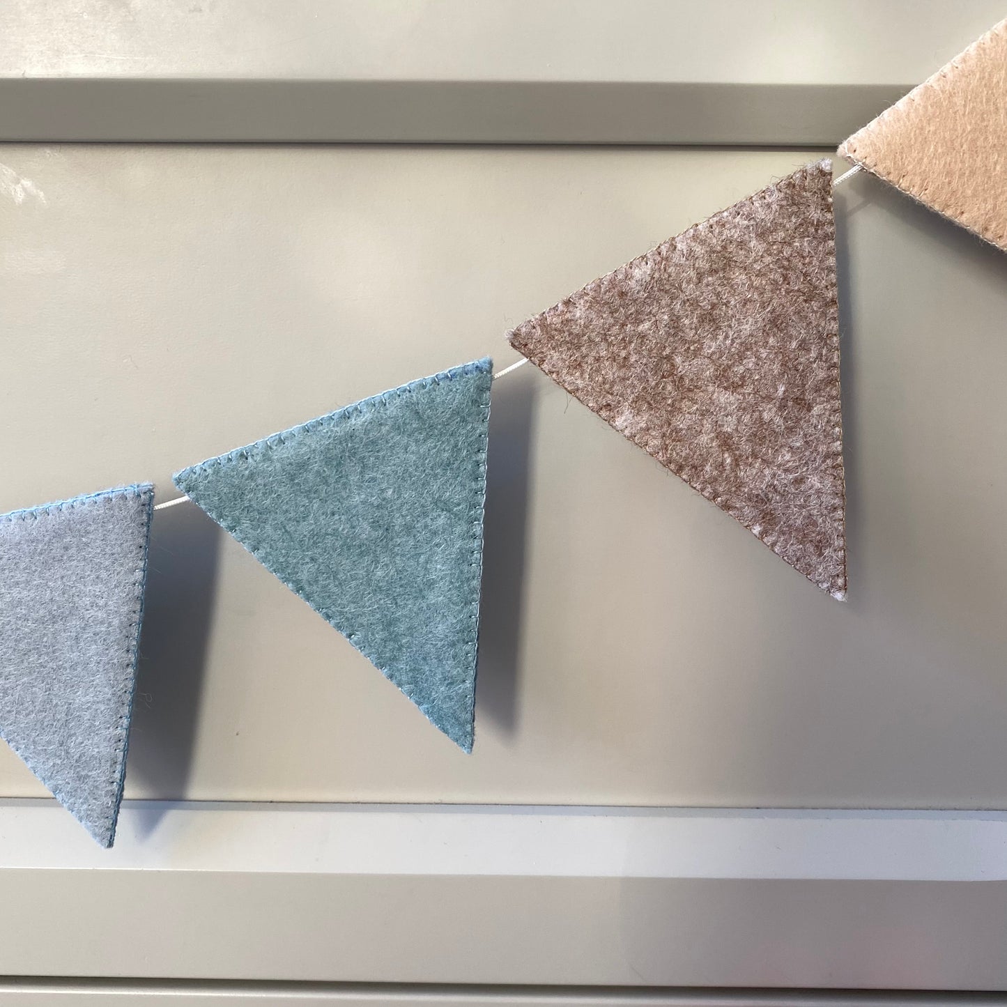 Hand sewn Bunting - Soft Pastels