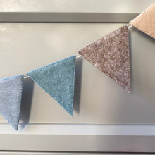 Load image into Gallery viewer, Hand sewn Bunting - Soft Pastels