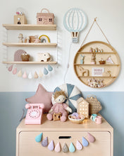 Load image into Gallery viewer, Soft Sunshine muted pastel droplet garland