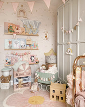 Load image into Gallery viewer, Hand sewn Bunting - Gold, Blush and Off White (New!)