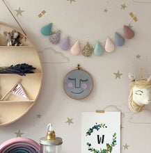 Load image into Gallery viewer, Pretty Ballerina Droplet Garland. Made to order.