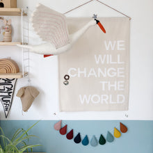 Load image into Gallery viewer, Droplet garland - Muted Spectrum. Made to order.