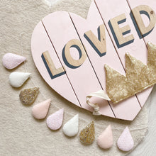 Load image into Gallery viewer, Droplet garland- Golds and Blush