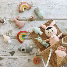 Load image into Gallery viewer, Little Sleepy Cloud Decoration - Created in your custom colours - Made to order.