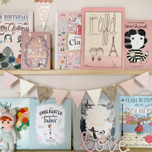 Load image into Gallery viewer, Hand sewn Bunting - Gold, Blush and Off White (New!)