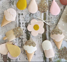 Load image into Gallery viewer, Ice cream Garland- made in your choice of colours