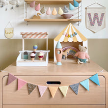 Load image into Gallery viewer, Hand sewn Bunting - Ice Cream Shades