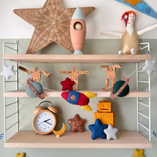 Load image into Gallery viewer, Rocket Garland - made in your choice of colours, made to order
