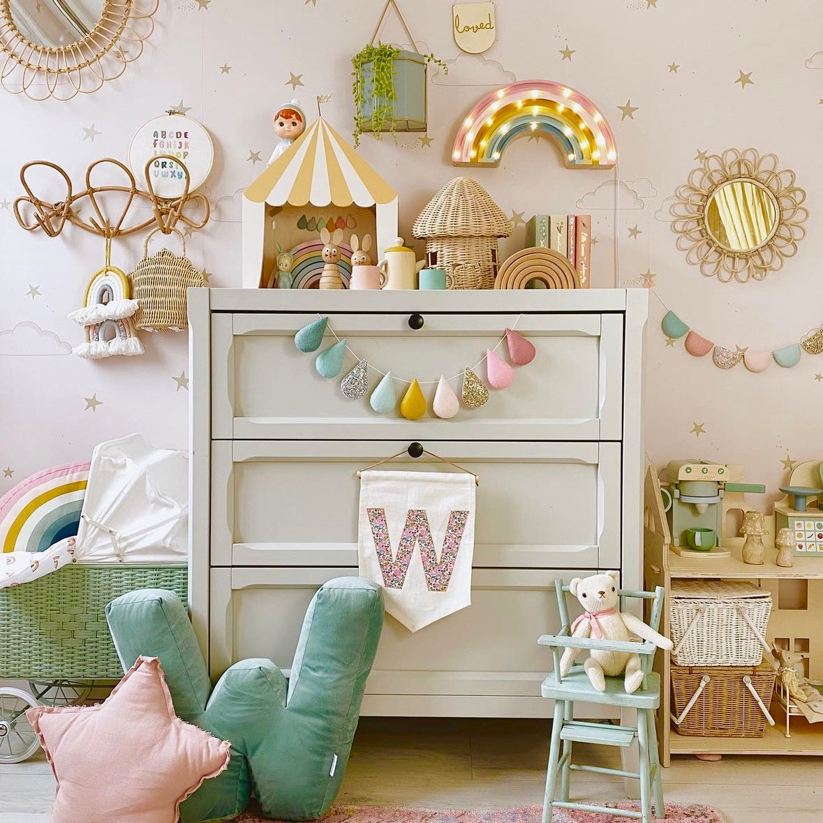 Springtime Droplet garland