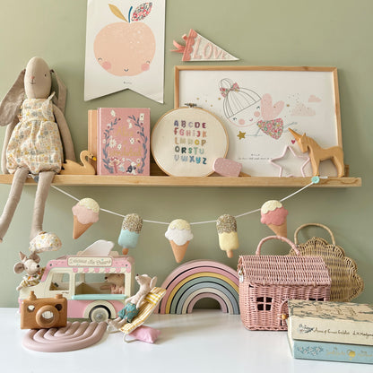 Ice cream Garland- made in your choice of colours