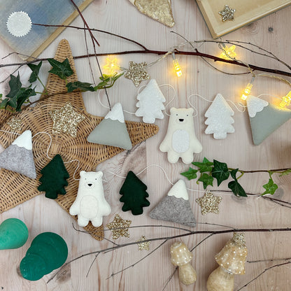 Polar Bear Garland