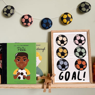 Football garland bunting theme by Velveteen Babies