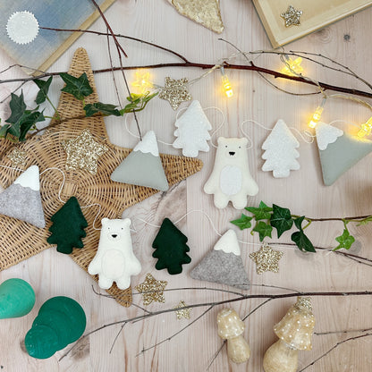 Polar Bear Garland