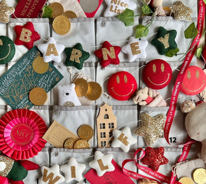 Star Garland- Made in your choice of colours and lettering