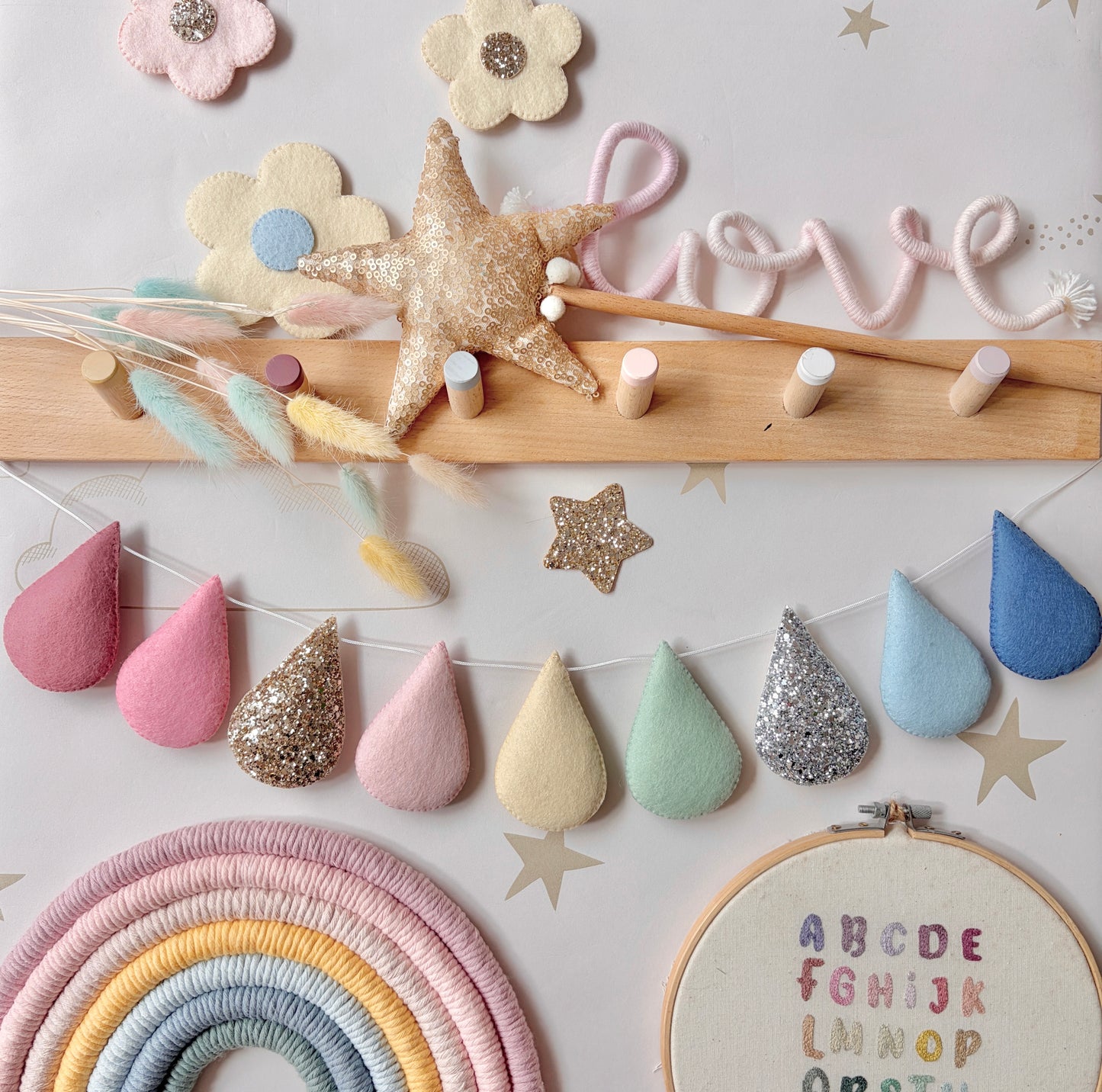 Blossom Droplet Garland