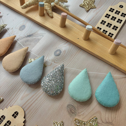 Sample Sale - Softly Springtime Droplet Garland