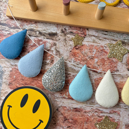 Sample Sale- Sunny Skies Droplet Garland