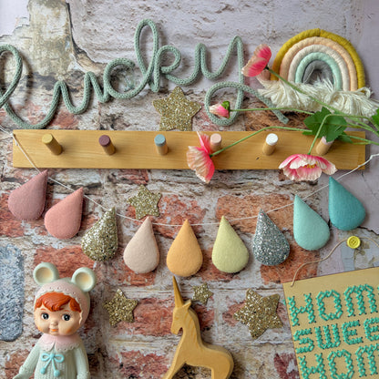 Sample Sale - Ice Cream Shades Droplet Garland