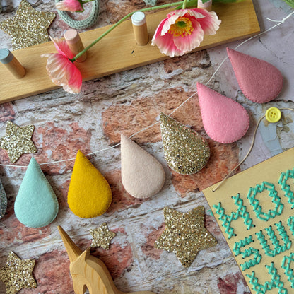 Sample Sale- Springtime Droplet Garland