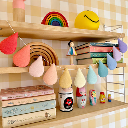 Bright Pastels Droplet Garland