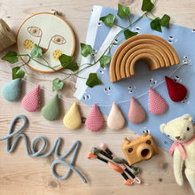 Load image into Gallery viewer, Gingham Garland with Pinks (New)
