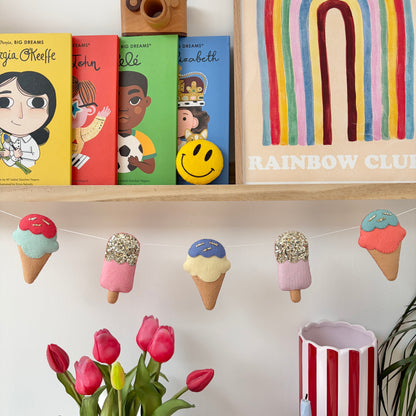 Ice cream Garland- made in your choice of colours